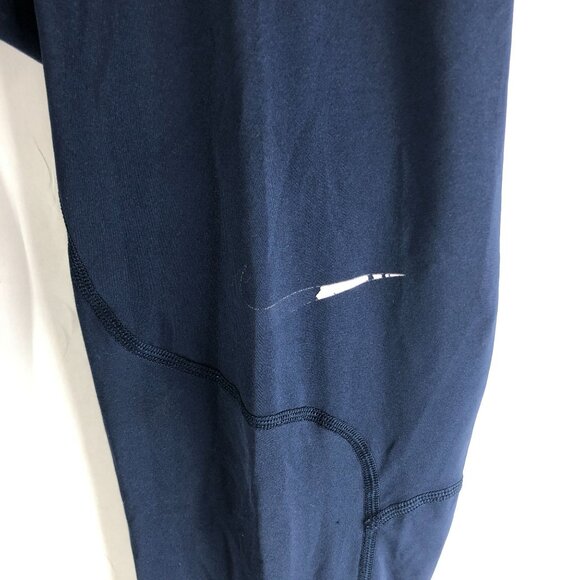 Nike Pro Dri-Fit Mens Compression Leggings Athletic Wear Navy Blue M - Picture 2 of 4